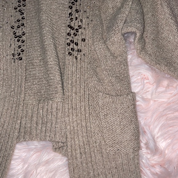 Grey hollister open sweater - Picture 2 of 6